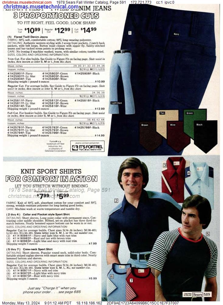 1978 Sears Fall Winter Catalog, Page 591