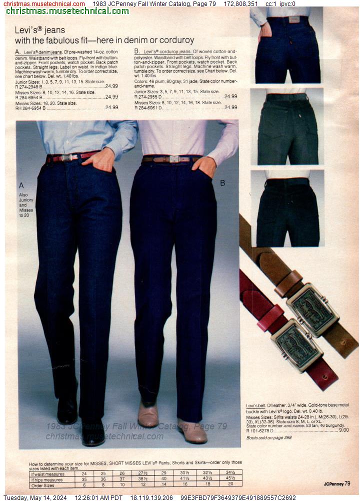 1983 JCPenney Fall Winter Catalog, Page 79