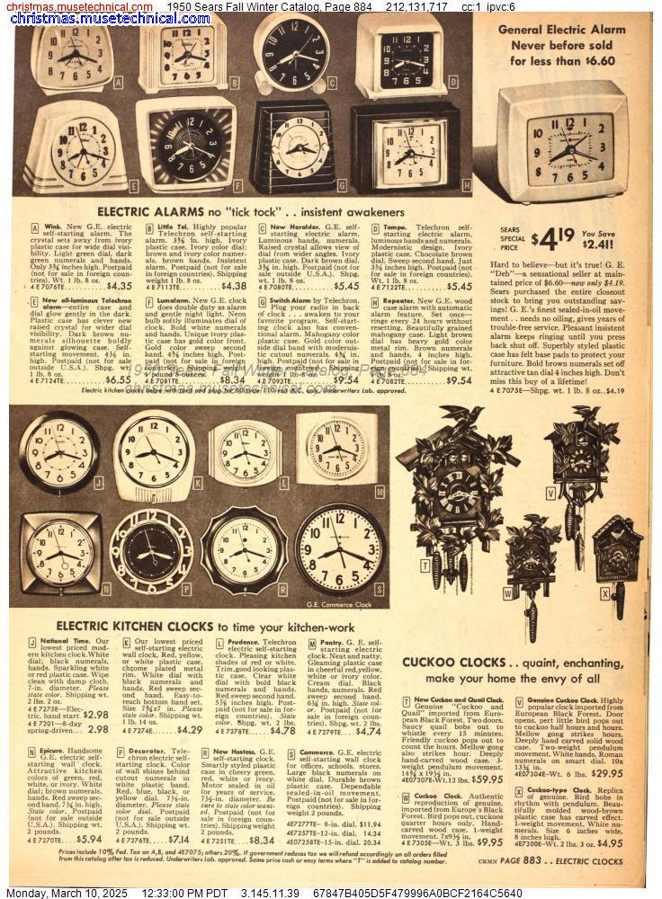 1950 Sears Fall Winter Catalog, Page 884