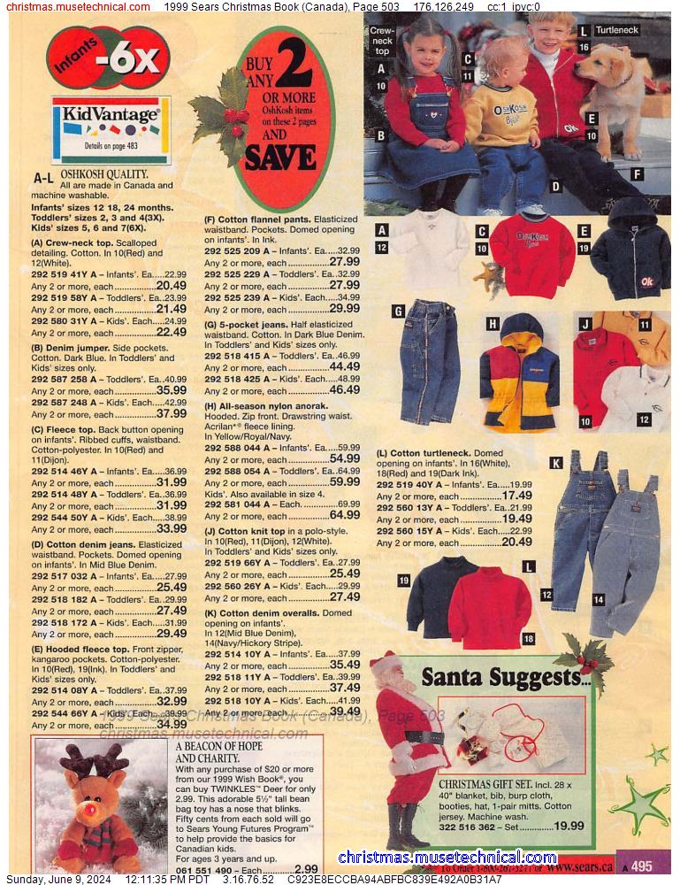 1999 Sears Christmas Book (Canada), Page 503