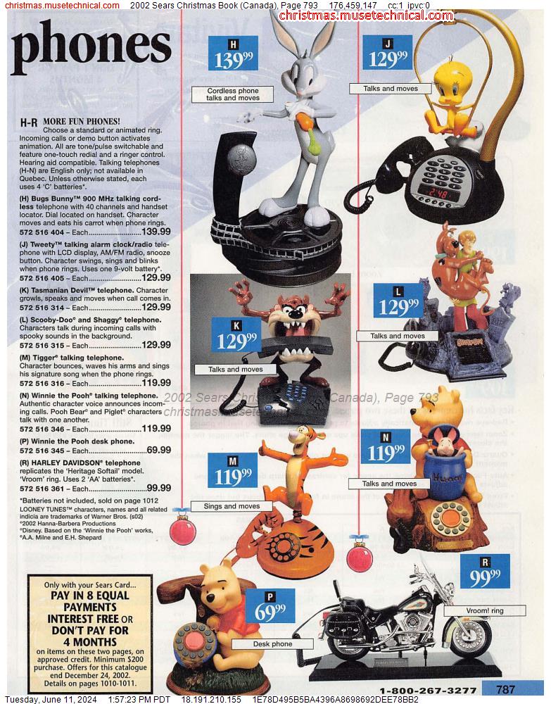 2002 Sears Christmas Book (Canada), Page 793