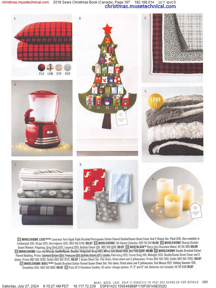 2016 Sears Christmas Book (Canada), Page 197