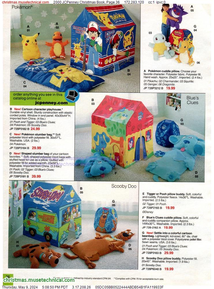 2000 JCPenney Christmas Book, Page 36