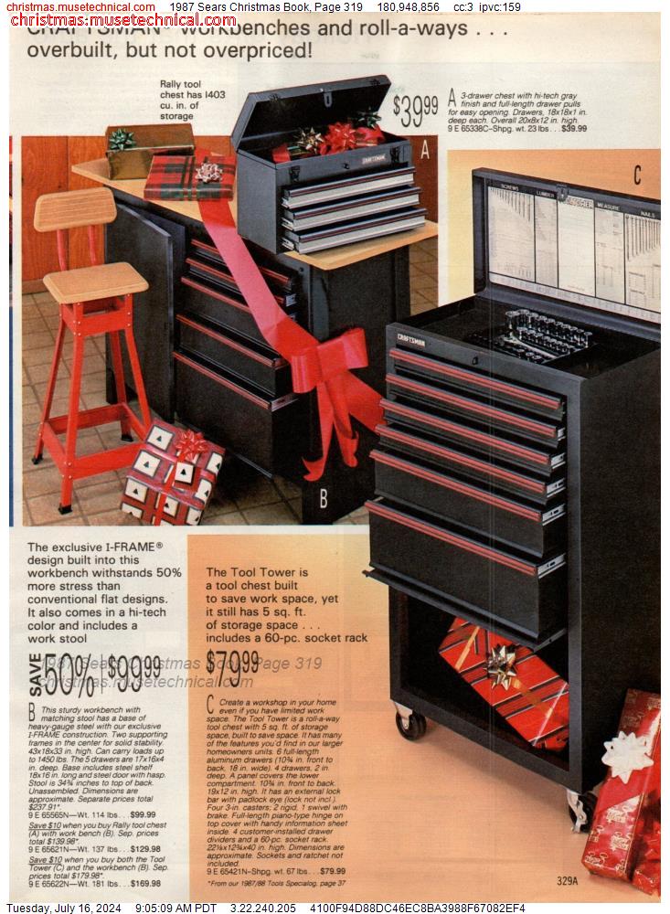 1987 Sears Christmas Book, Page 319