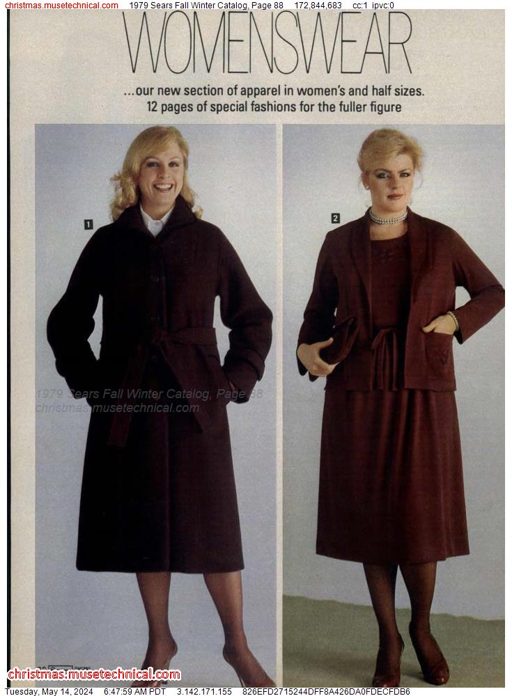 1979 Sears Fall Winter Catalog, Page 88