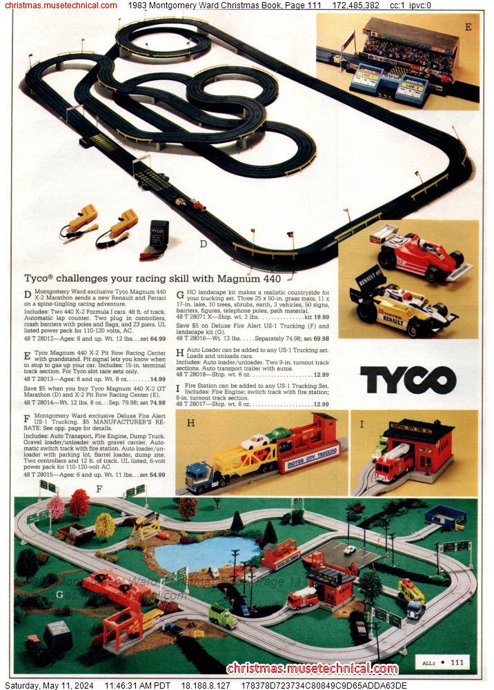 1983 Montgomery Ward Christmas Book, Page 111