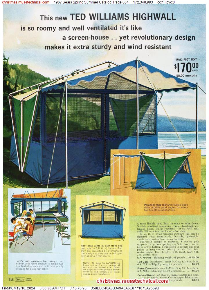 1967 Sears Spring Summer Catalog, Page 664