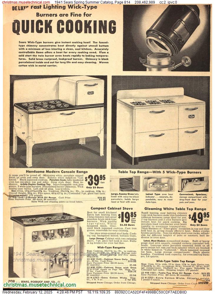 1941 Sears Spring Summer Catalog, Page 814