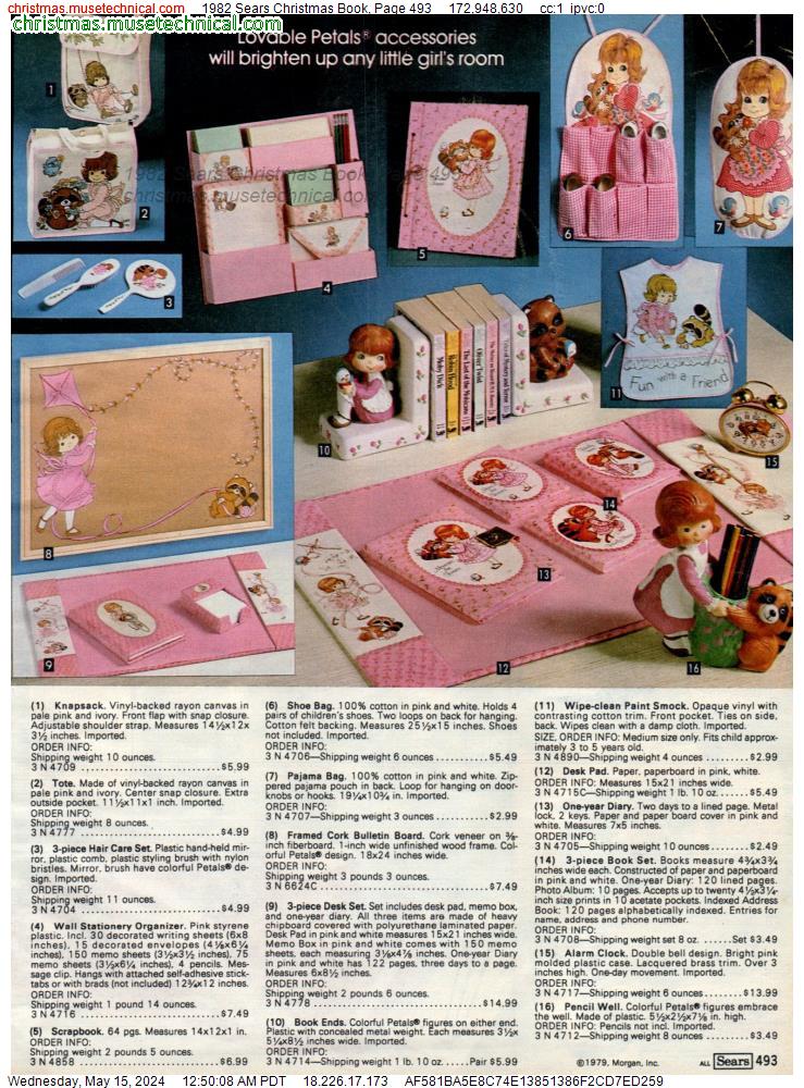1982 Sears Christmas Book, Page 493