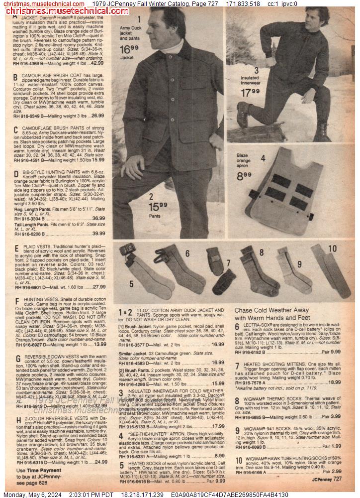1979 JCPenney Fall Winter Catalog, Page 727