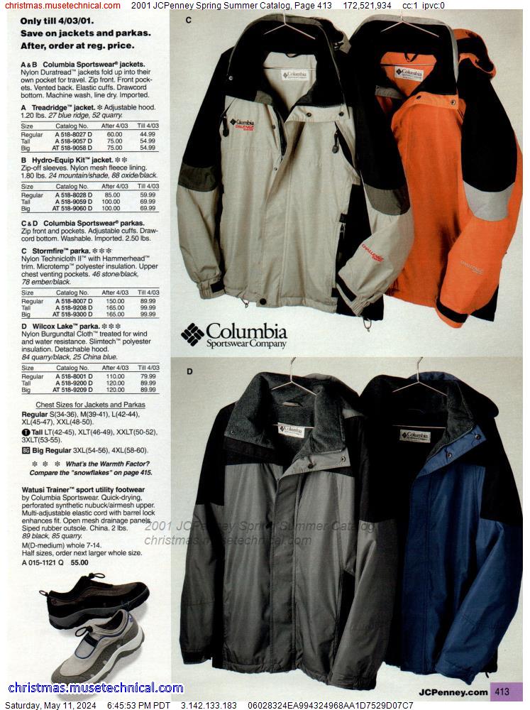 2001 JCPenney Spring Summer Catalog, Page 413