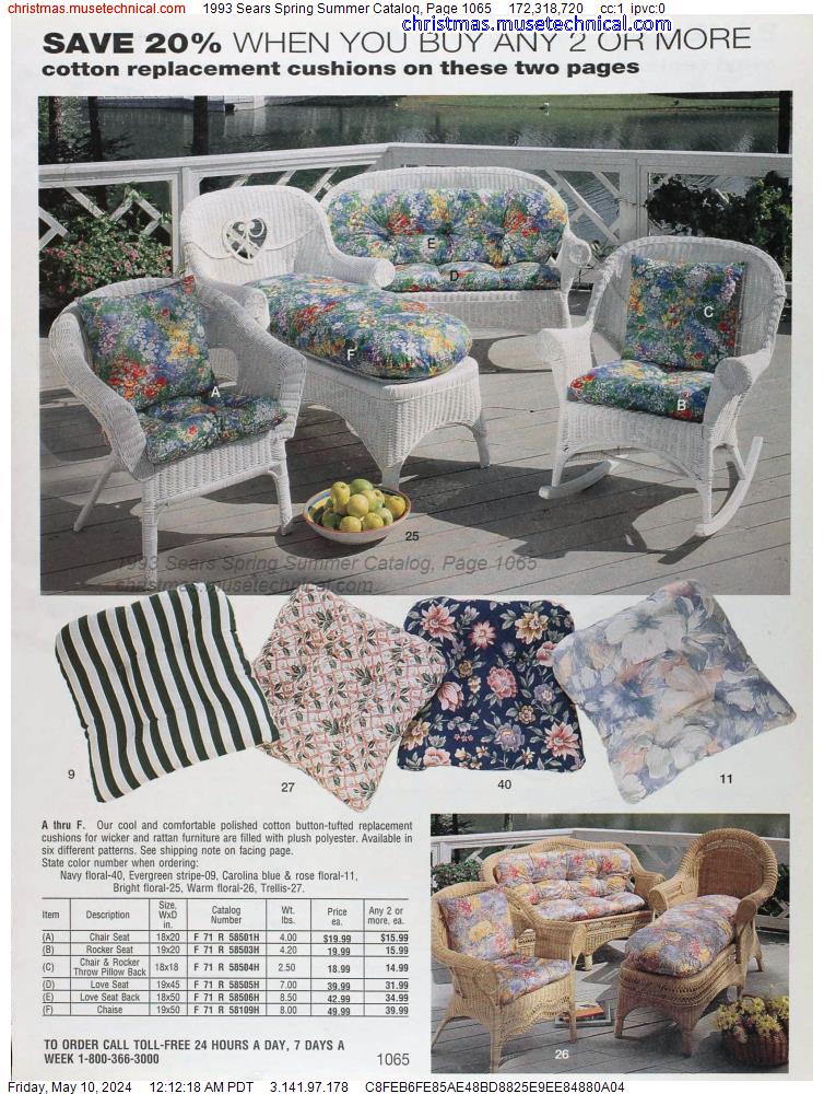1993 Sears Spring Summer Catalog, Page 1065