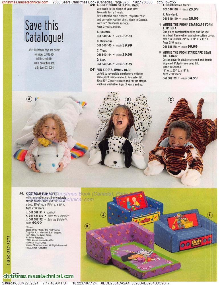 2003 Sears Christmas Book (Canada), Page 870