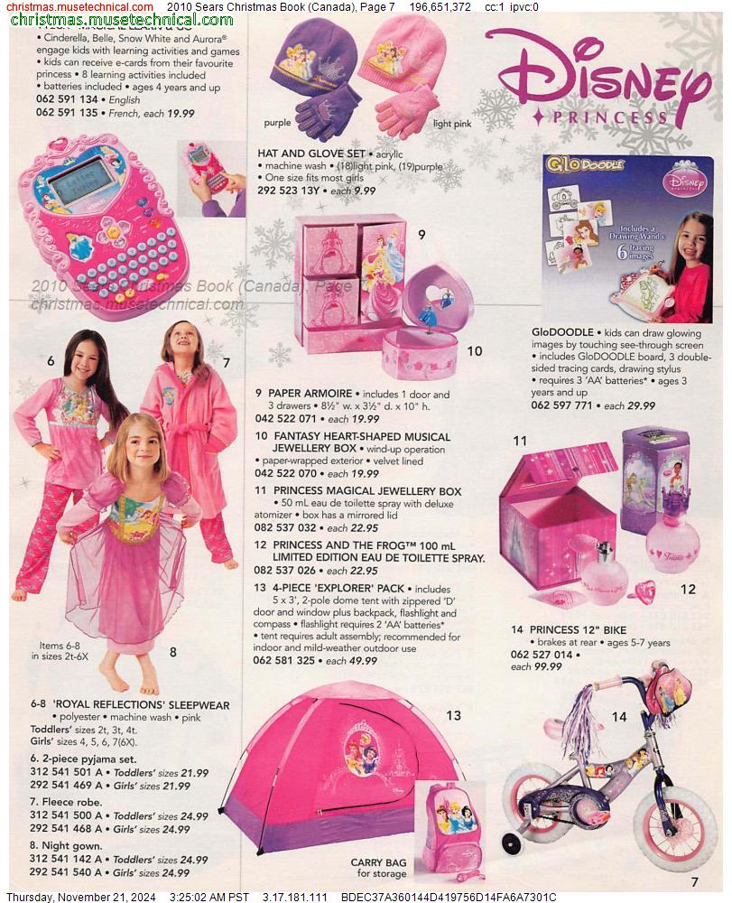 2010 Sears Christmas Book (Canada), Page 7