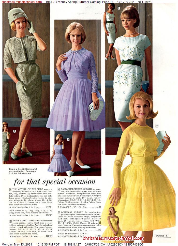 1964 JCPenney Spring Summer Catalog, Page 31 - Catalogs & Wishbooks