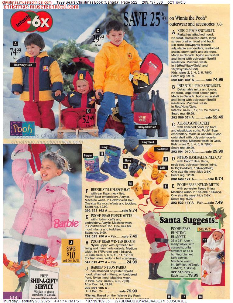 1999 Sears Christmas Book (Canada), Page 522