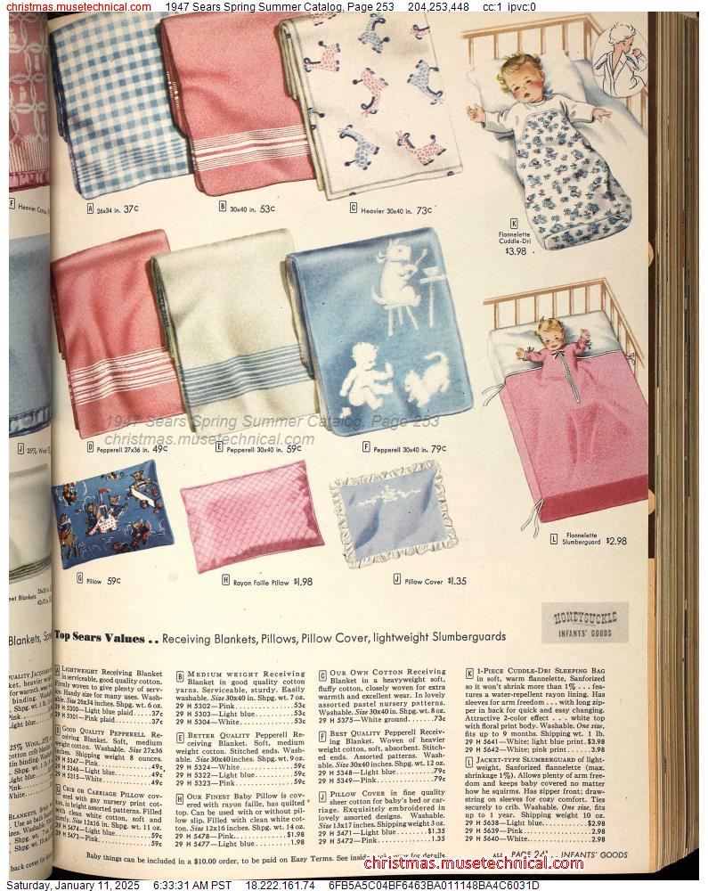 1947 Sears Spring Summer Catalog, Page 253