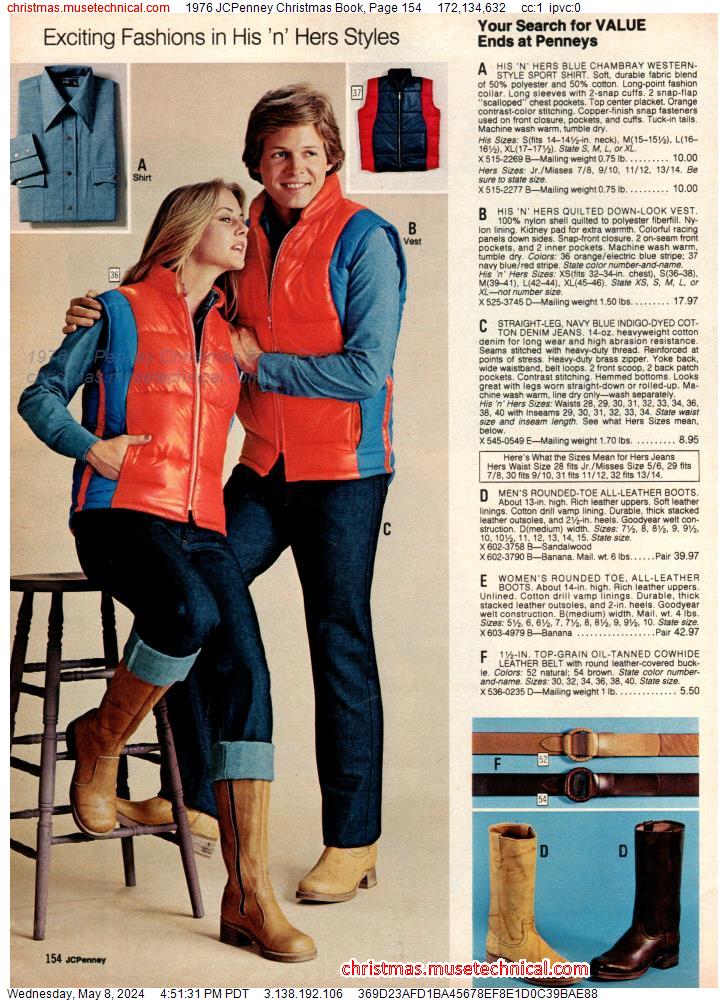 1976 JCPenney Christmas Book, Page 154