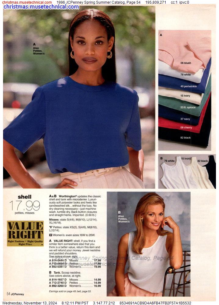 1996 JCPenney Spring Summer Catalog, Page 54