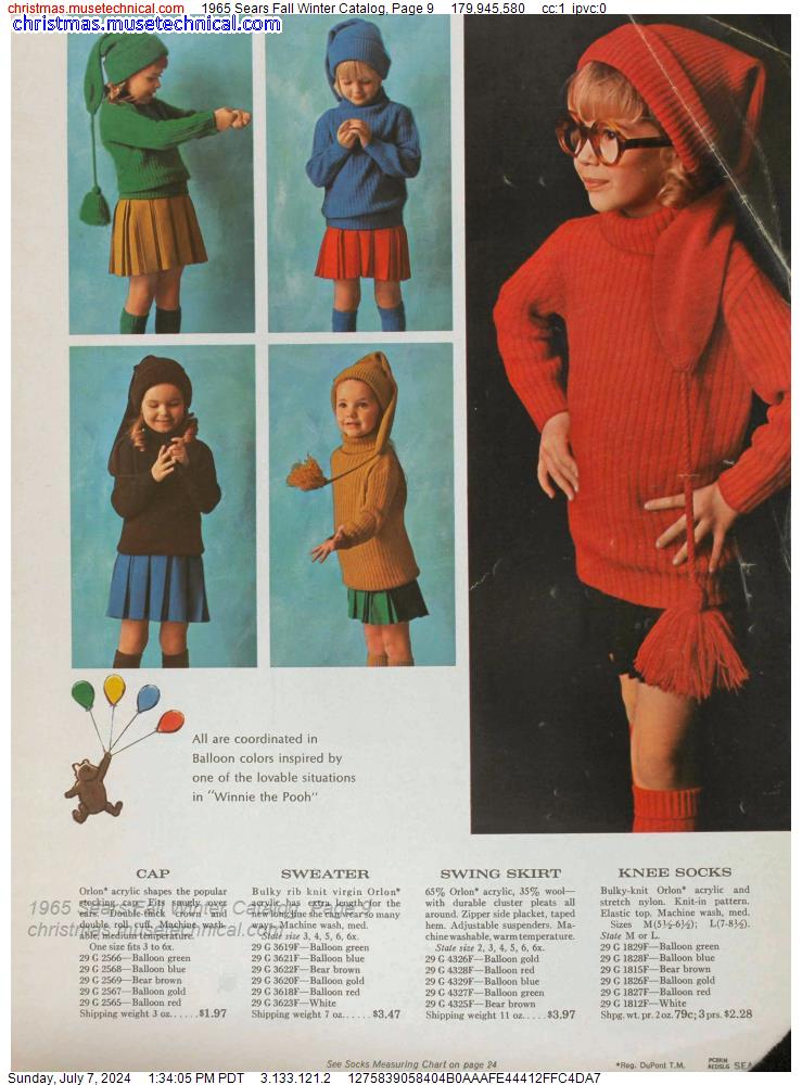 1965 Sears Fall Winter Catalog, Page 9