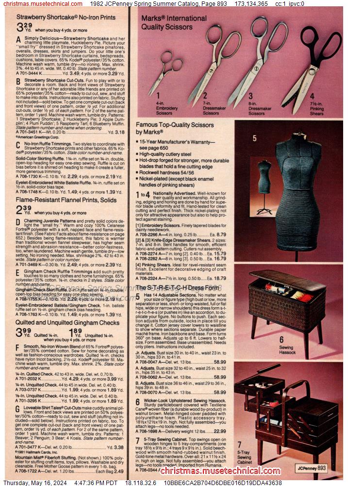 1982 JCPenney Spring Summer Catalog, Page 893