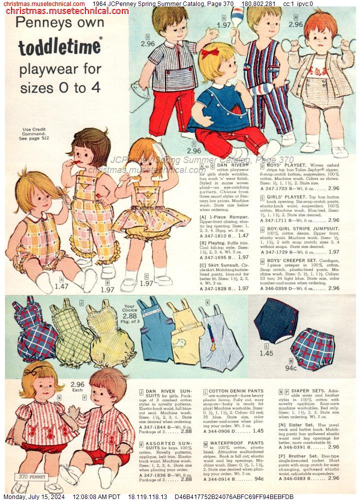 1964 JCPenney Spring Summer Catalog, Page 370