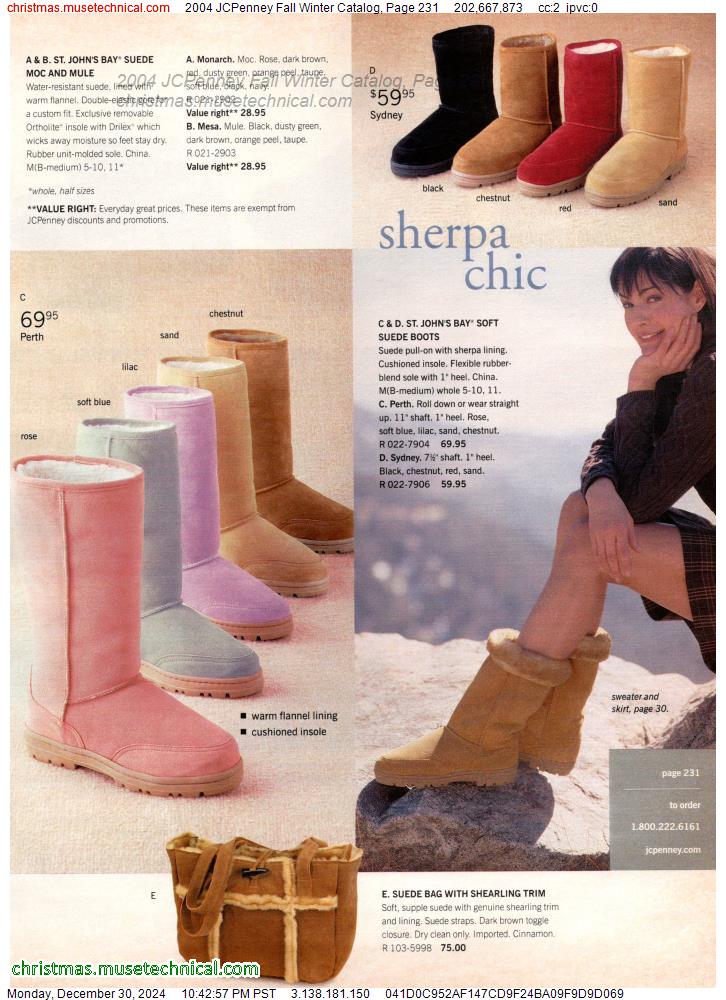 2004 JCPenney Fall Winter Catalog, Page 231