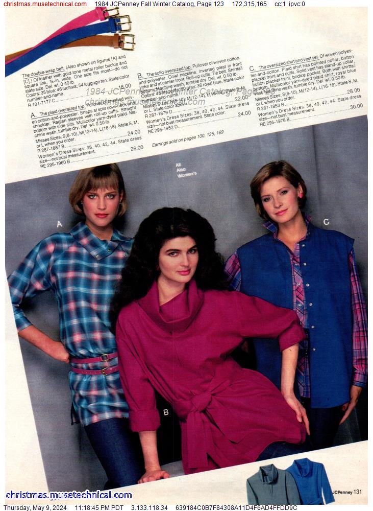 1984 JCPenney Fall Winter Catalog, Page 123