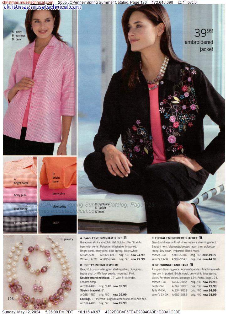 2005 JCPenney Spring Summer Catalog, Page 126