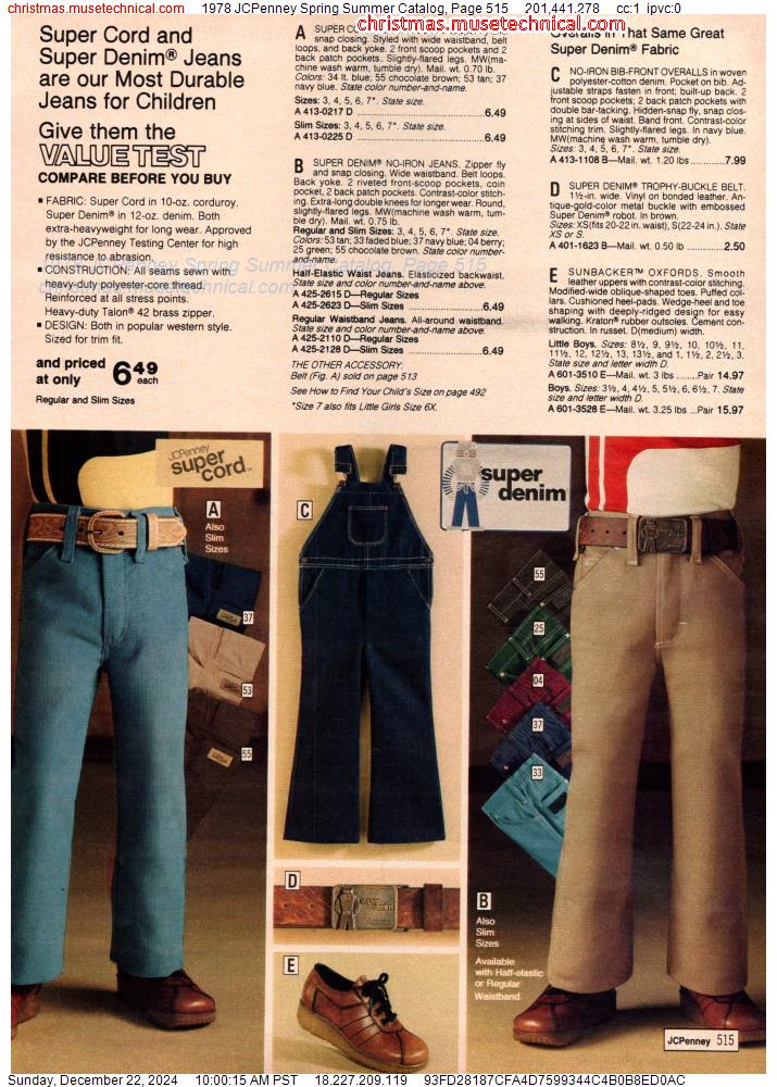 1978 JCPenney Spring Summer Catalog, Page 515