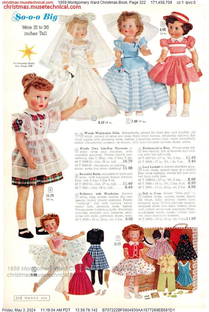 1959 Montgomery Ward Christmas Book, Page 322