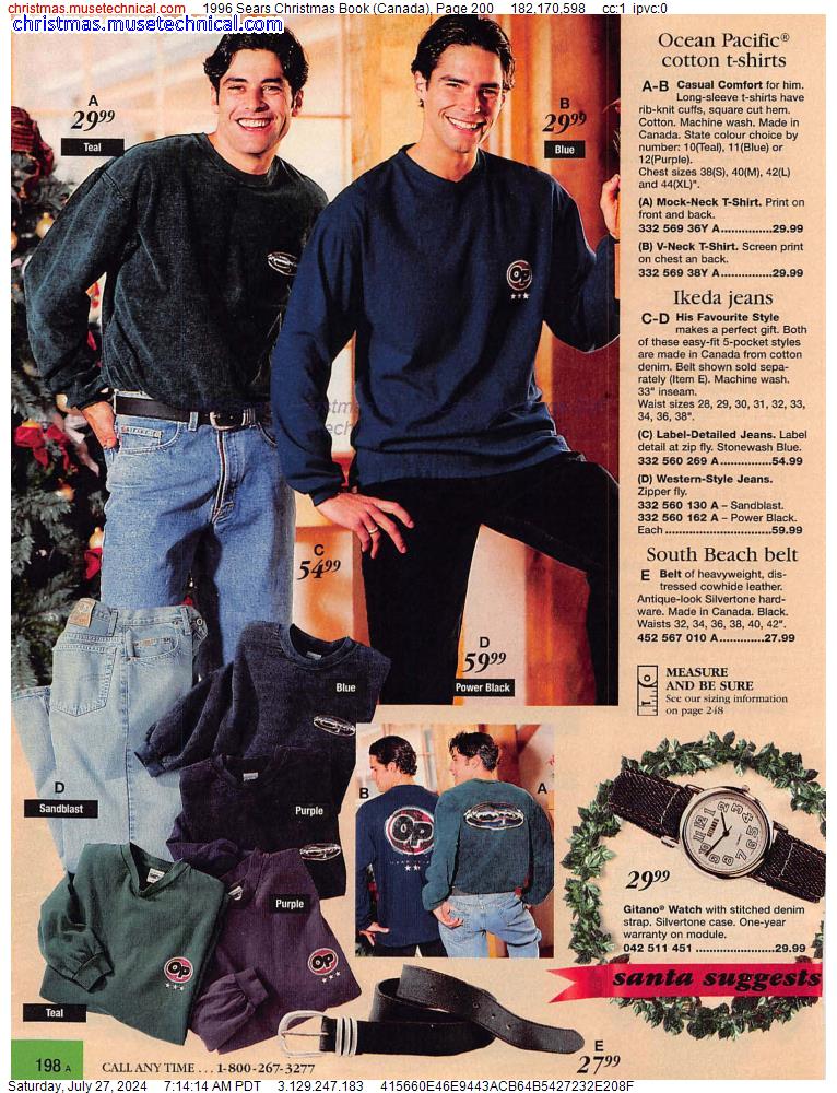 1996 Sears Christmas Book (Canada), Page 200