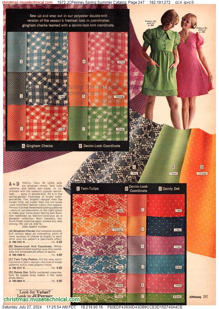 1972 JCPenney Spring Summer Catalog, Page 247