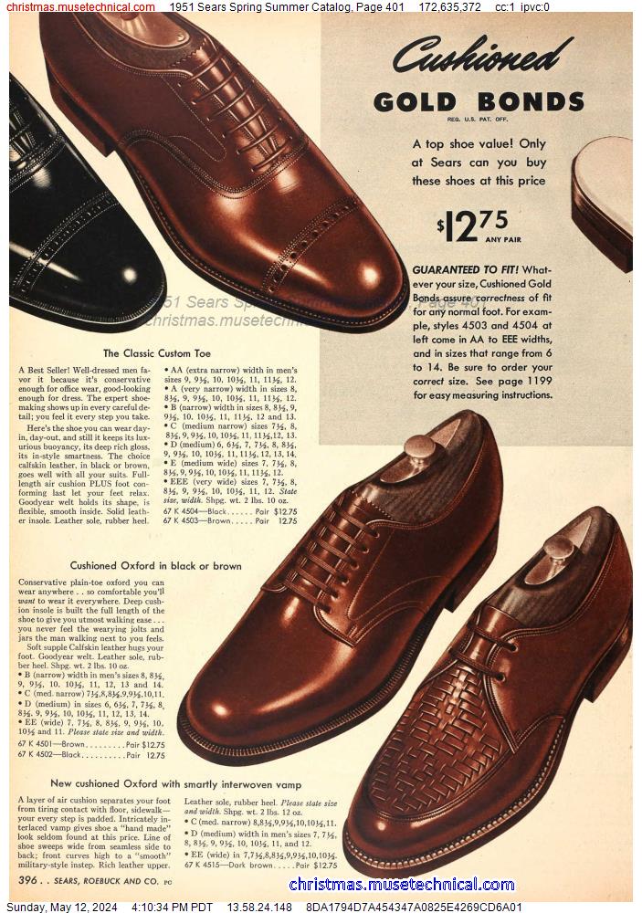 1951 Sears Spring Summer Catalog, Page 401