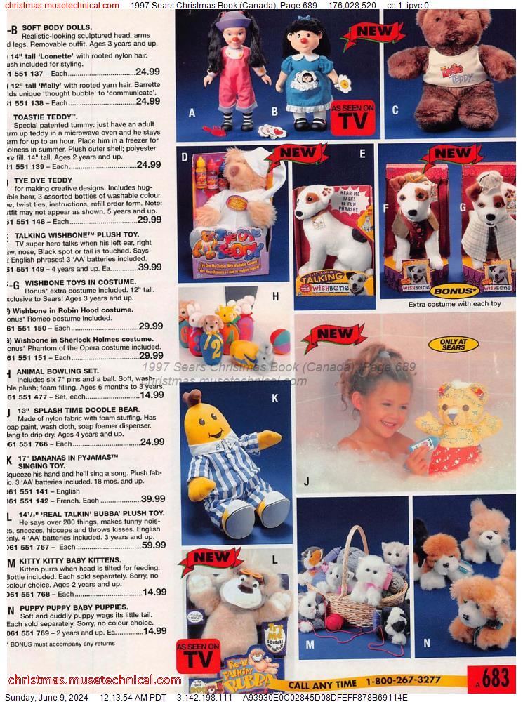 1997 Sears Christmas Book (Canada), Page 689