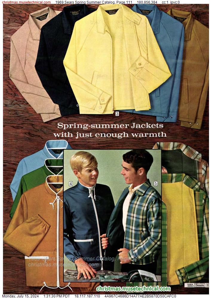 1969 Sears Spring Summer Catalog, Page 111