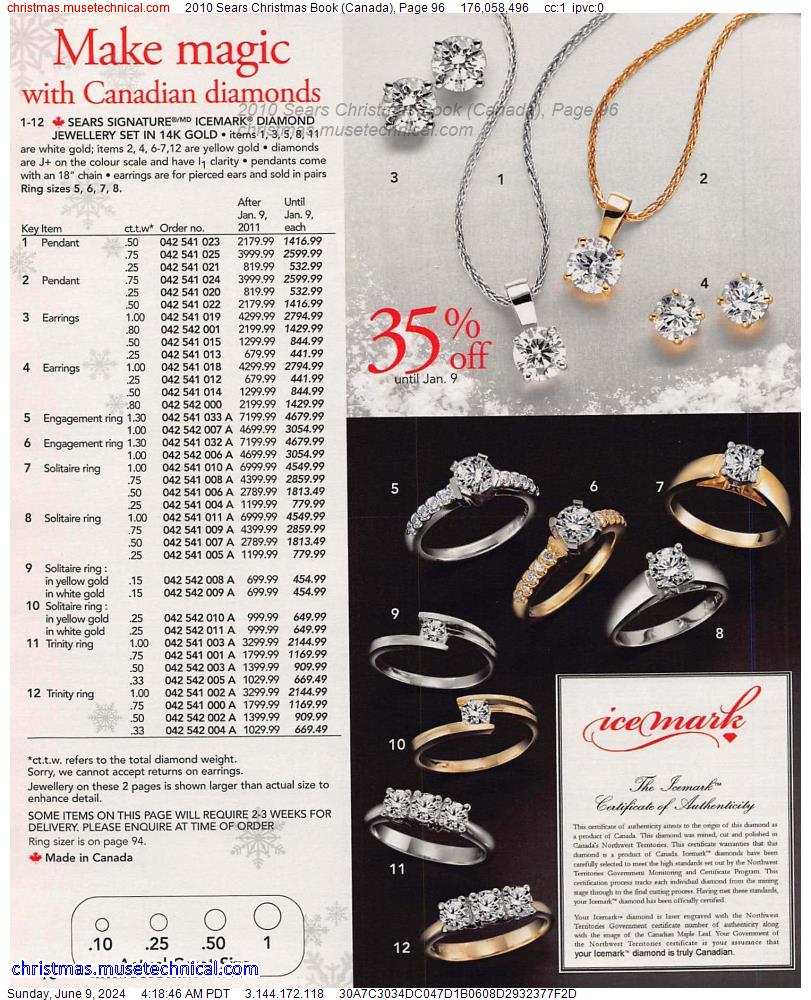 2010 Sears Christmas Book (Canada), Page 96