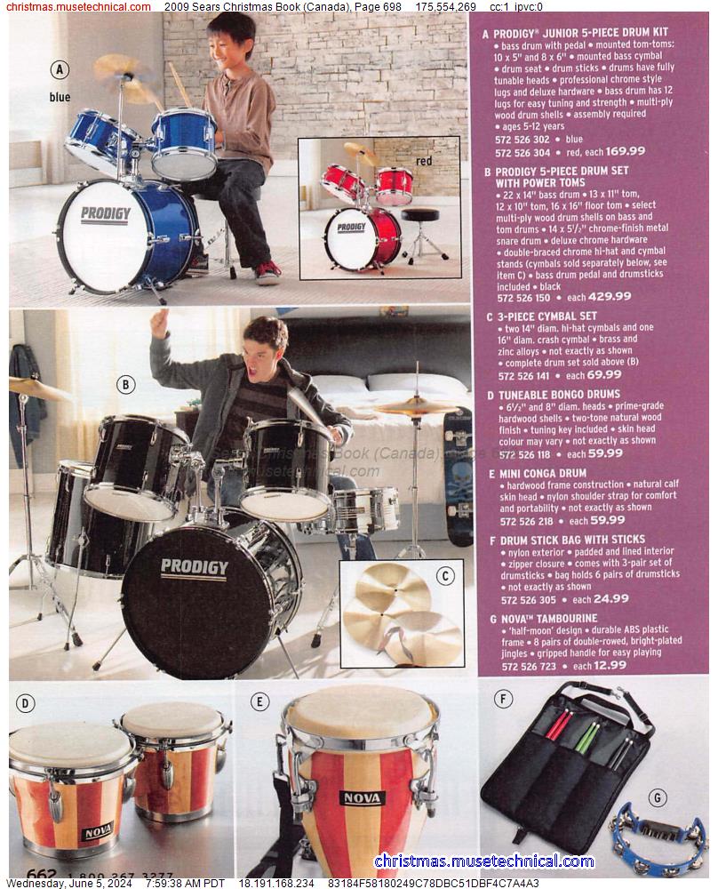 2009 Sears Christmas Book (Canada), Page 698