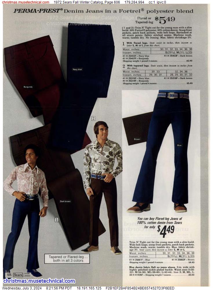 1972 Sears Fall Winter Catalog, Page 606