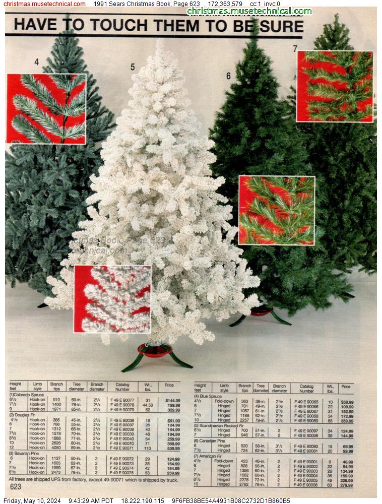 1991 Sears Christmas Book, Page 623
