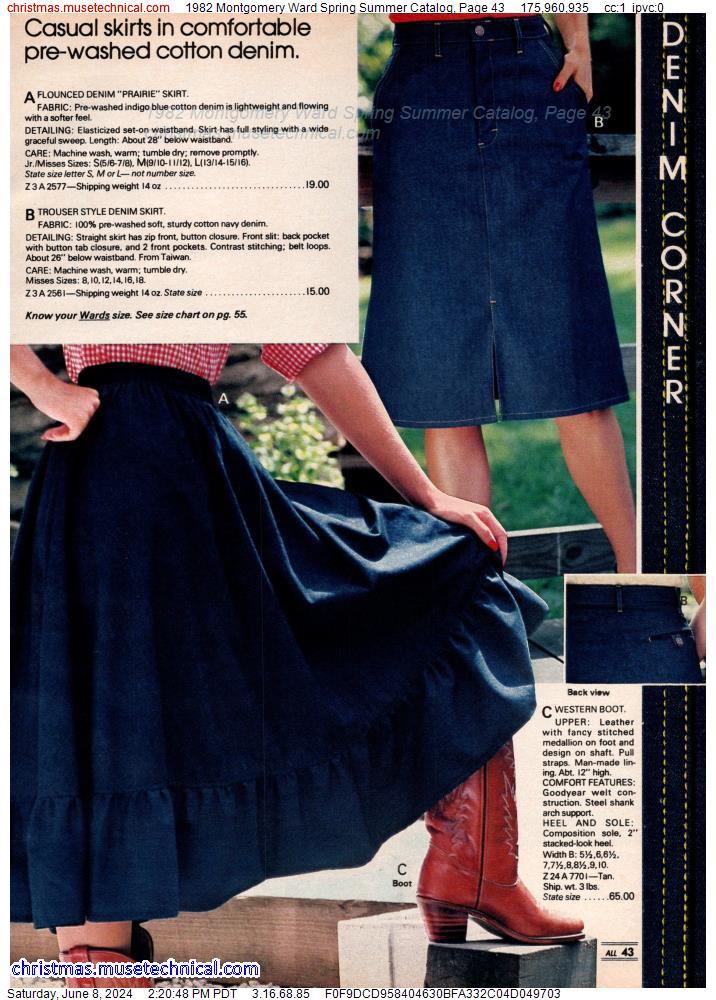 1982 Montgomery Ward Spring Summer Catalog, Page 43