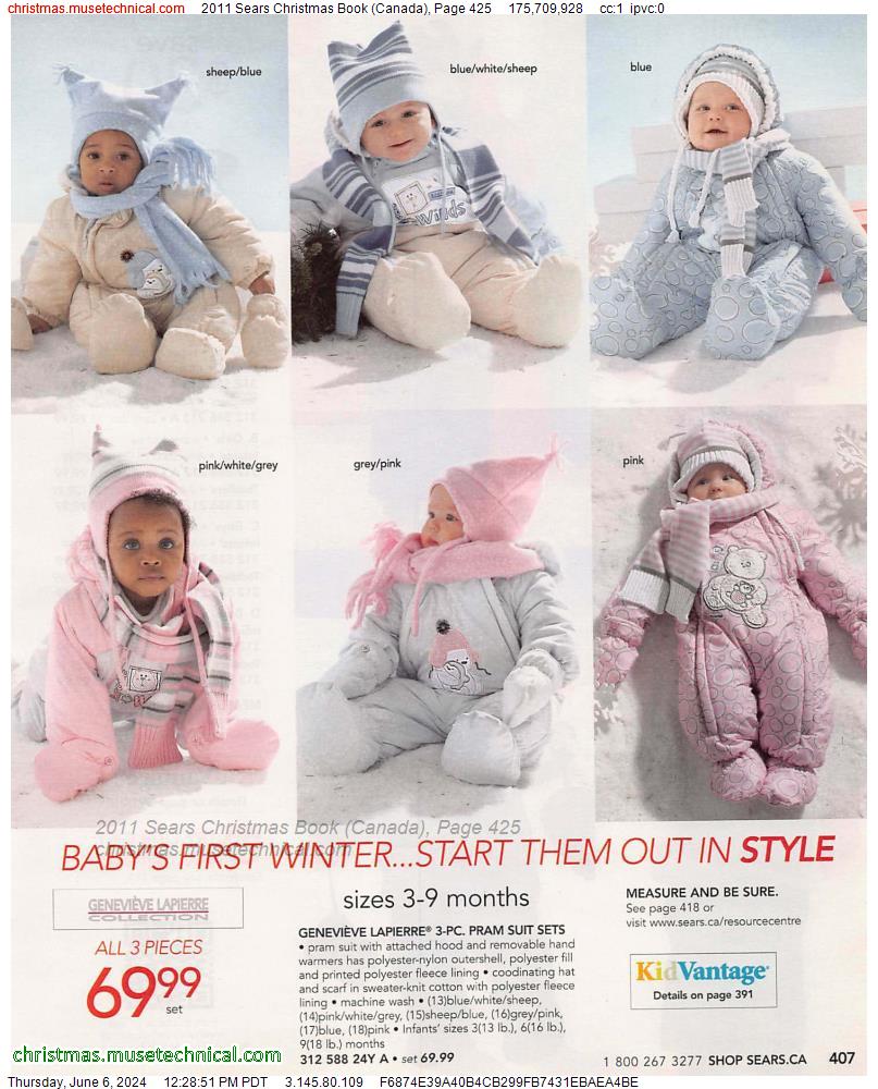 2011 Sears Christmas Book (Canada), Page 425