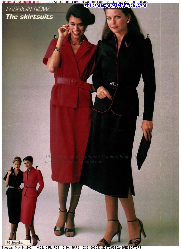 1980 Sears Spring Summer Catalog, Page 70
