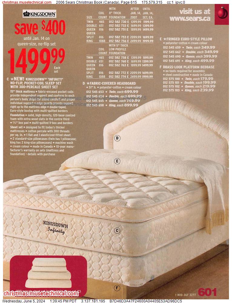 2006 Sears Christmas Book (Canada), Page 615