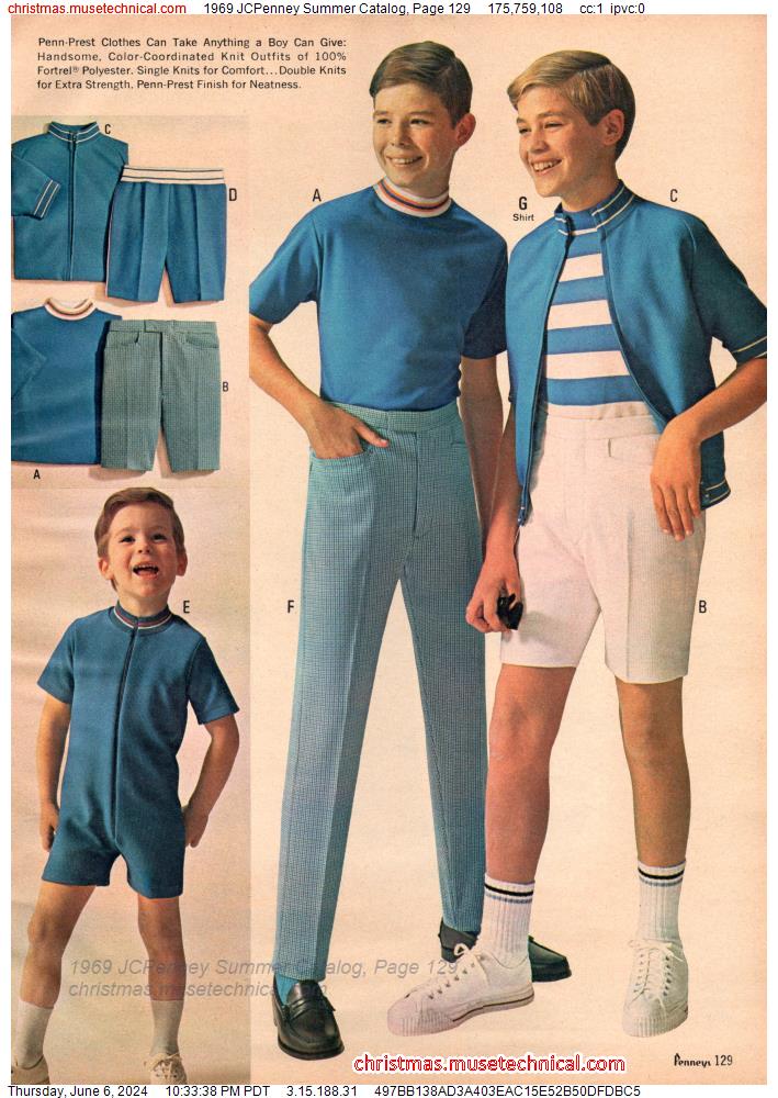 1969 JCPenney Summer Catalog, Page 129