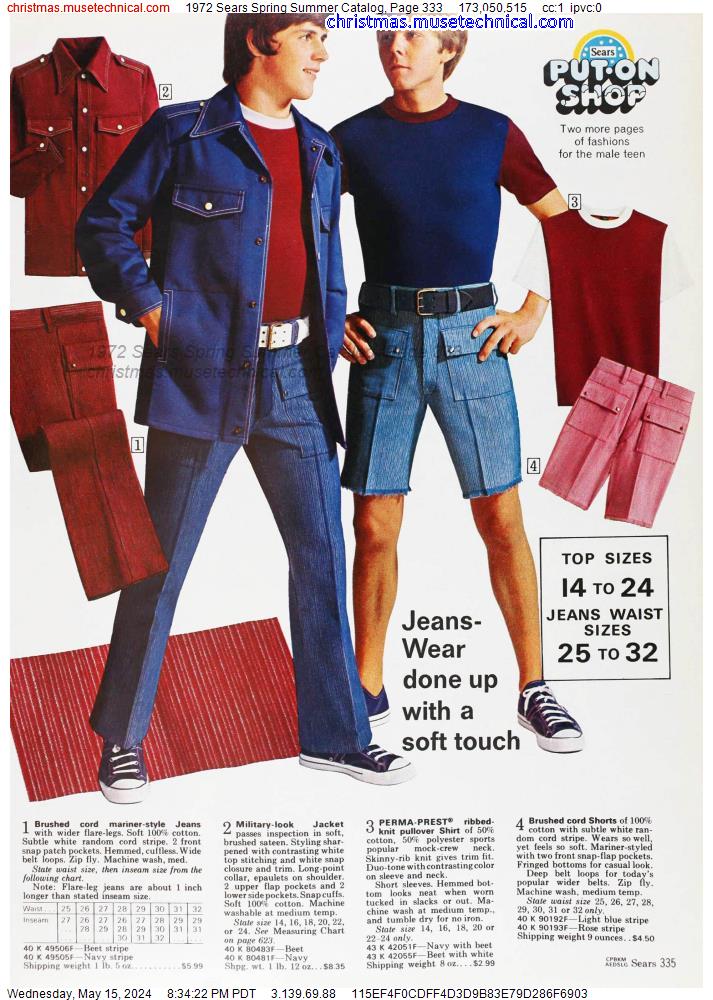 1972 Sears Spring Summer Catalog, Page 333