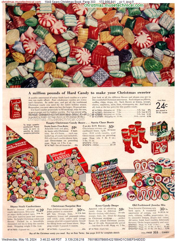 1948 Sears Christmas Book, Page 303