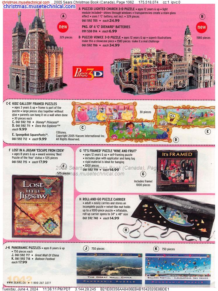 2005 Sears Christmas Book (Canada), Page 1062