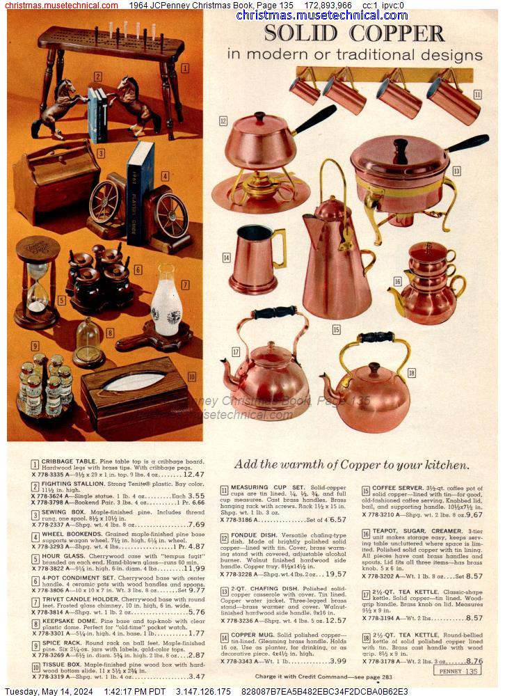 1964 JCPenney Christmas Book, Page 135