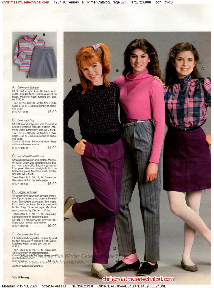 1984 JCPenney Fall Winter Catalog, Page 574